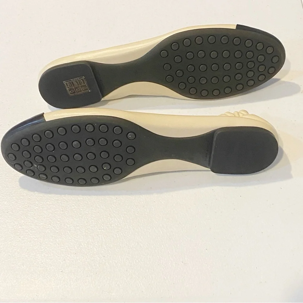 TORY BURCH Claire Cap Toe Ballet Flats - Picture 10 of 12